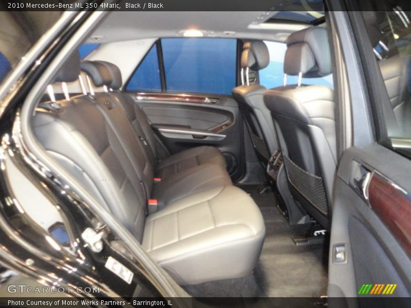 Black / Black 2010 Mercedes-Benz ML 350 4Matic