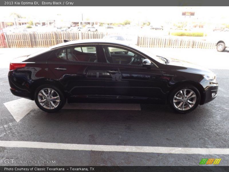 Ebony Black / Gray 2013 Kia Optima EX