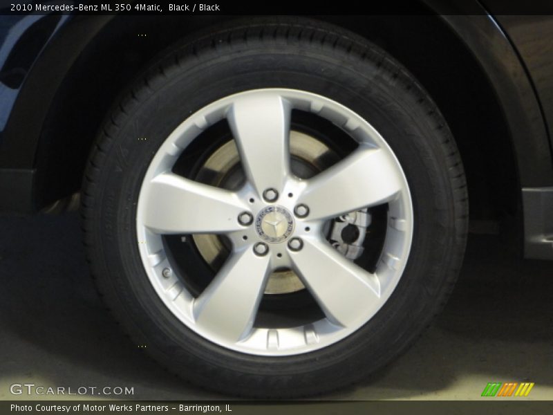 Black / Black 2010 Mercedes-Benz ML 350 4Matic