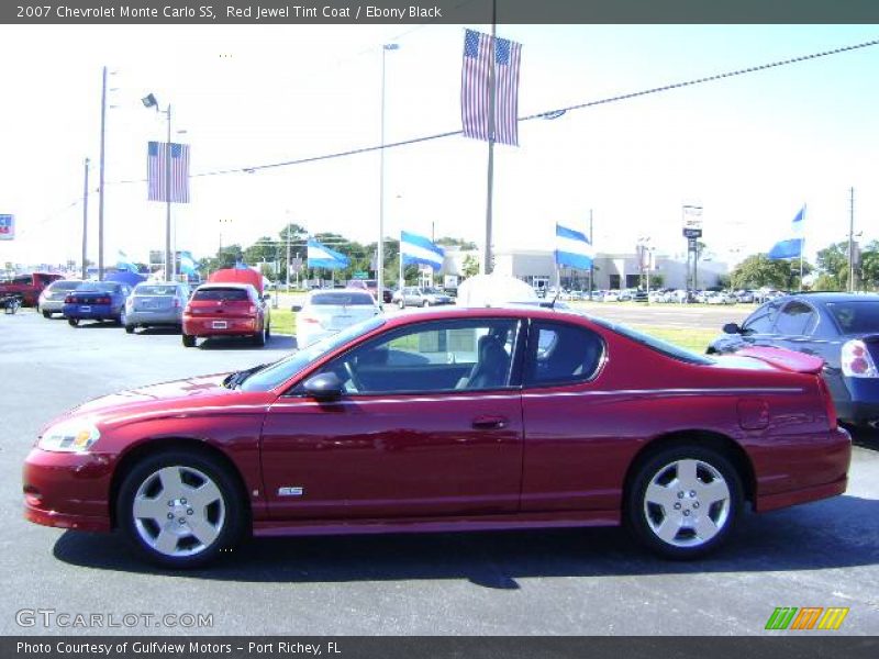 Red Jewel Tint Coat / Ebony Black 2007 Chevrolet Monte Carlo SS