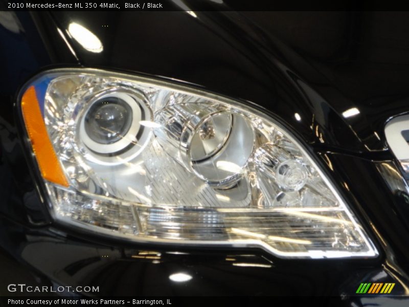 Black / Black 2010 Mercedes-Benz ML 350 4Matic