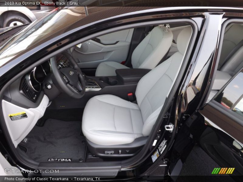  2013 Optima EX Gray Interior