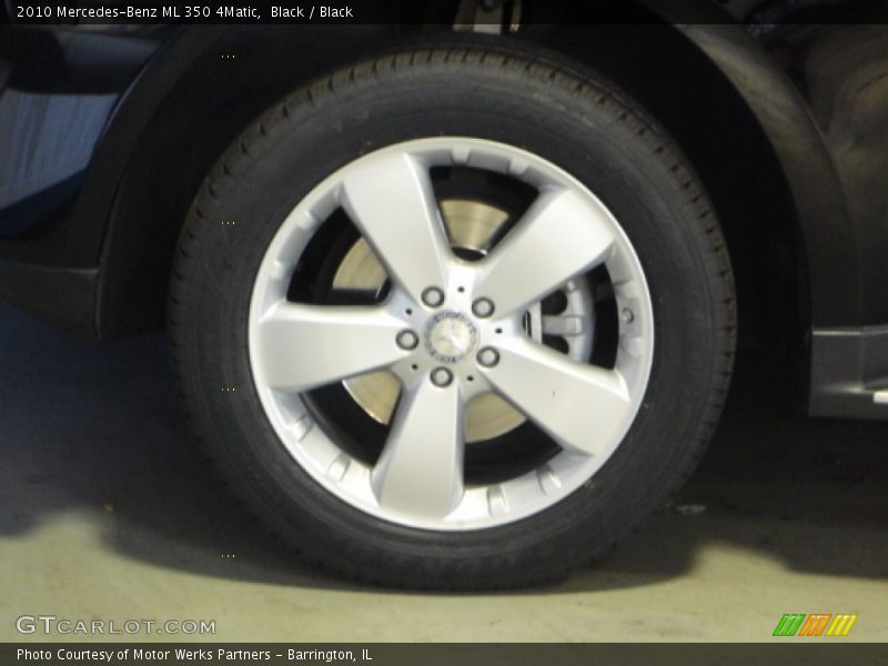 Black / Black 2010 Mercedes-Benz ML 350 4Matic