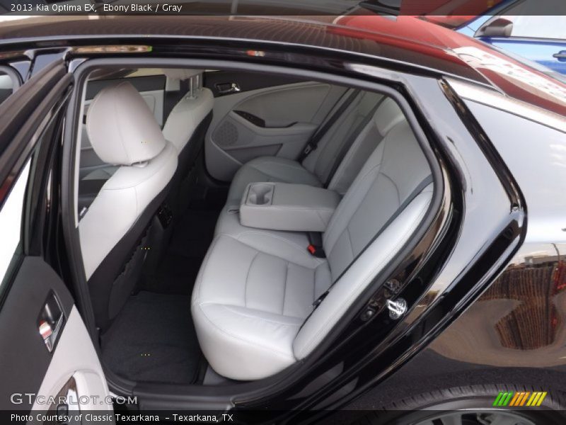 Ebony Black / Gray 2013 Kia Optima EX