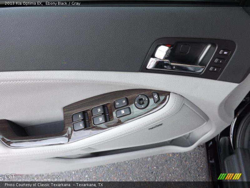 Ebony Black / Gray 2013 Kia Optima EX