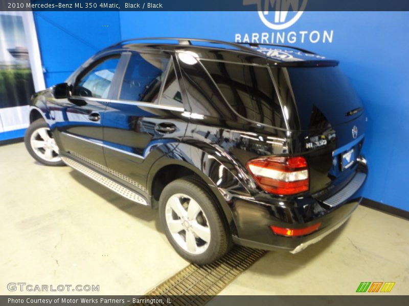 Black / Black 2010 Mercedes-Benz ML 350 4Matic