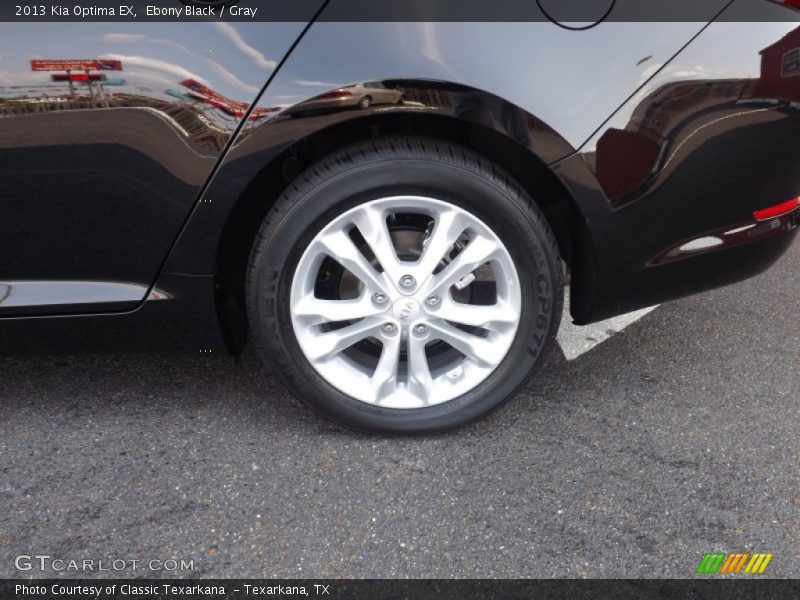 Ebony Black / Gray 2013 Kia Optima EX