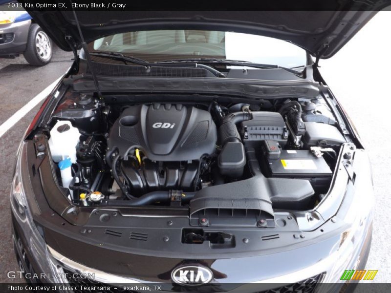 Ebony Black / Gray 2013 Kia Optima EX