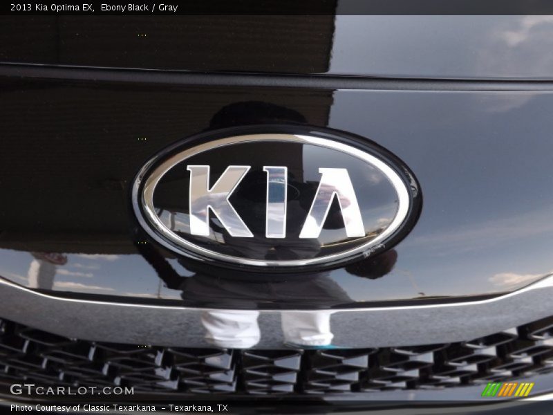 Ebony Black / Gray 2013 Kia Optima EX