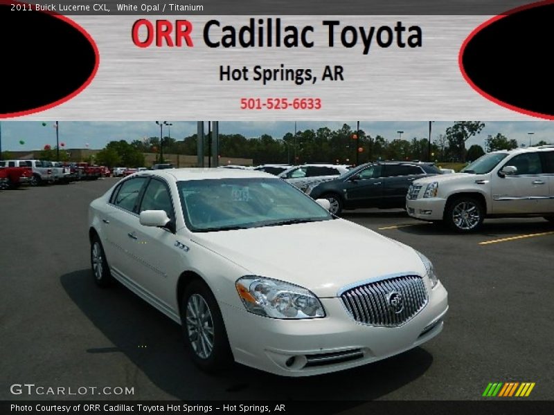 White Opal / Titanium 2011 Buick Lucerne CXL
