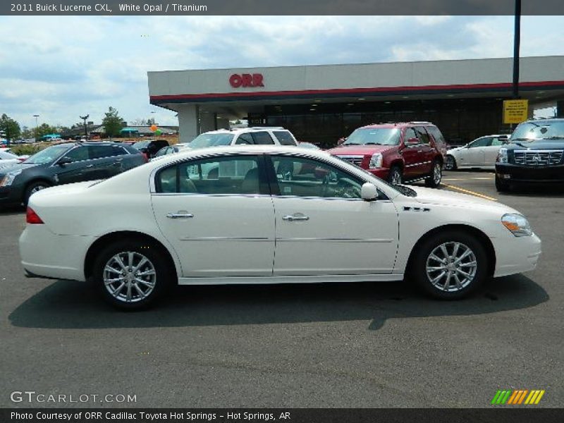 White Opal / Titanium 2011 Buick Lucerne CXL
