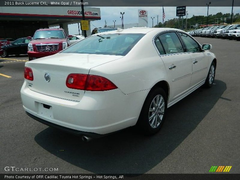 White Opal / Titanium 2011 Buick Lucerne CXL