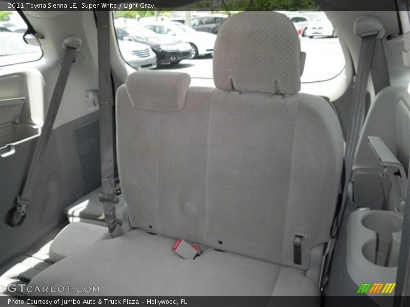 Super White / Light Gray 2011 Toyota Sienna LE