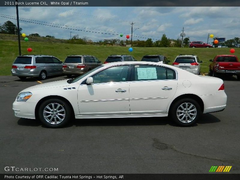 White Opal / Titanium 2011 Buick Lucerne CXL