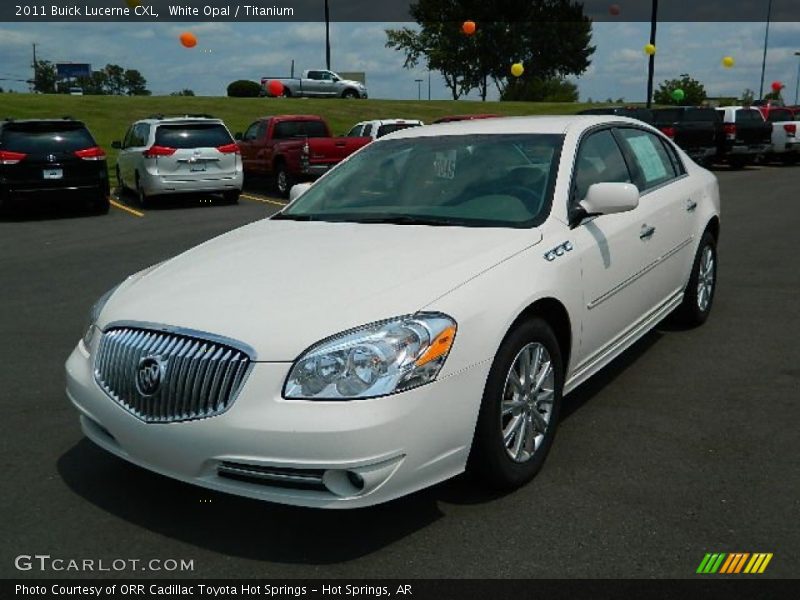 White Opal / Titanium 2011 Buick Lucerne CXL