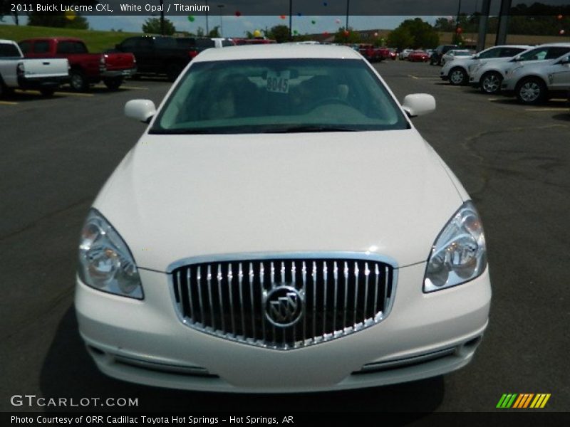 White Opal / Titanium 2011 Buick Lucerne CXL