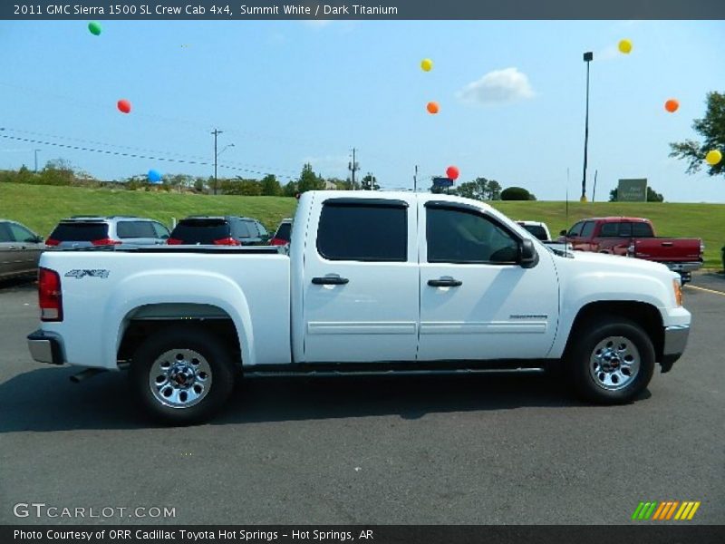 Summit White / Dark Titanium 2011 GMC Sierra 1500 SL Crew Cab 4x4