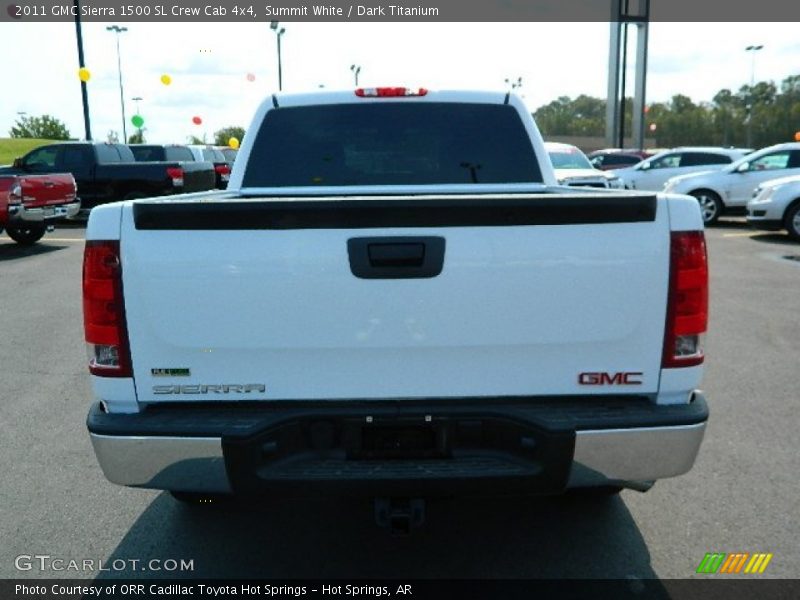 Summit White / Dark Titanium 2011 GMC Sierra 1500 SL Crew Cab 4x4