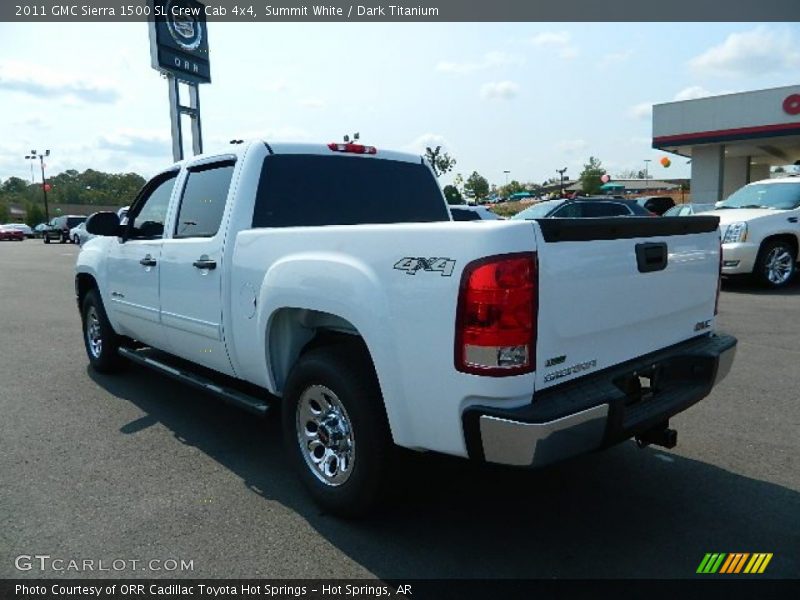 Summit White / Dark Titanium 2011 GMC Sierra 1500 SL Crew Cab 4x4