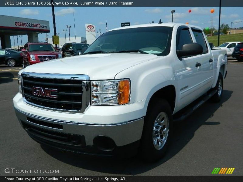Summit White / Dark Titanium 2011 GMC Sierra 1500 SL Crew Cab 4x4