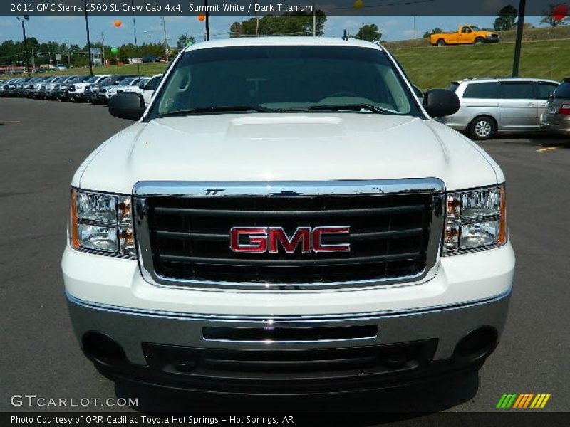 Summit White / Dark Titanium 2011 GMC Sierra 1500 SL Crew Cab 4x4