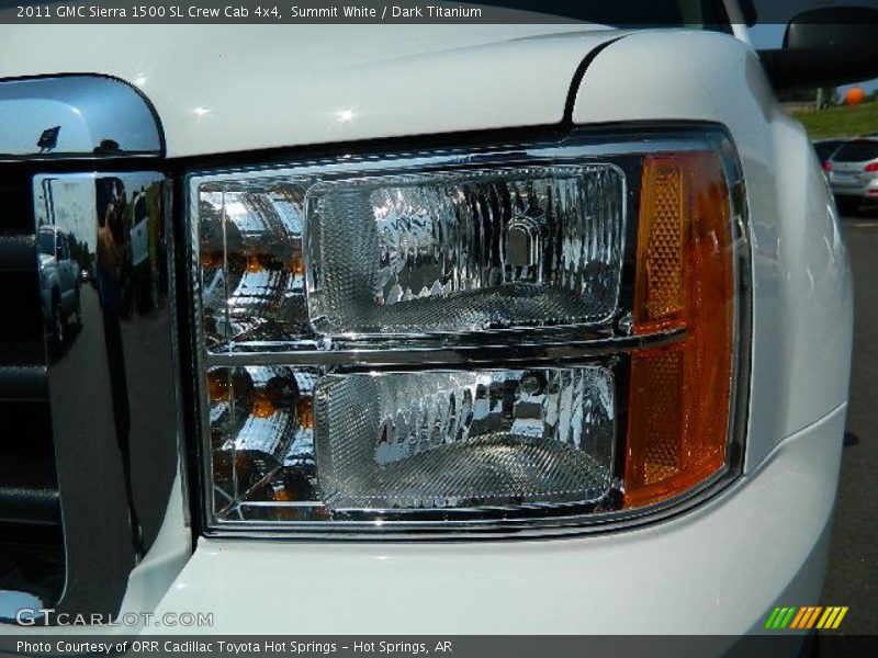 Summit White / Dark Titanium 2011 GMC Sierra 1500 SL Crew Cab 4x4