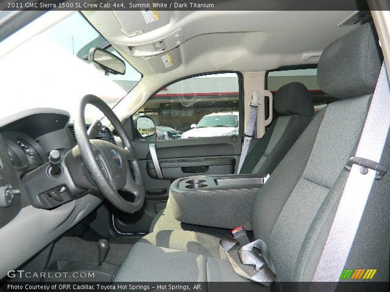 Summit White / Dark Titanium 2011 GMC Sierra 1500 SL Crew Cab 4x4