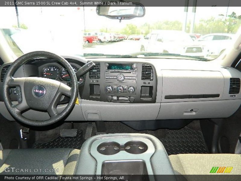 Summit White / Dark Titanium 2011 GMC Sierra 1500 SL Crew Cab 4x4