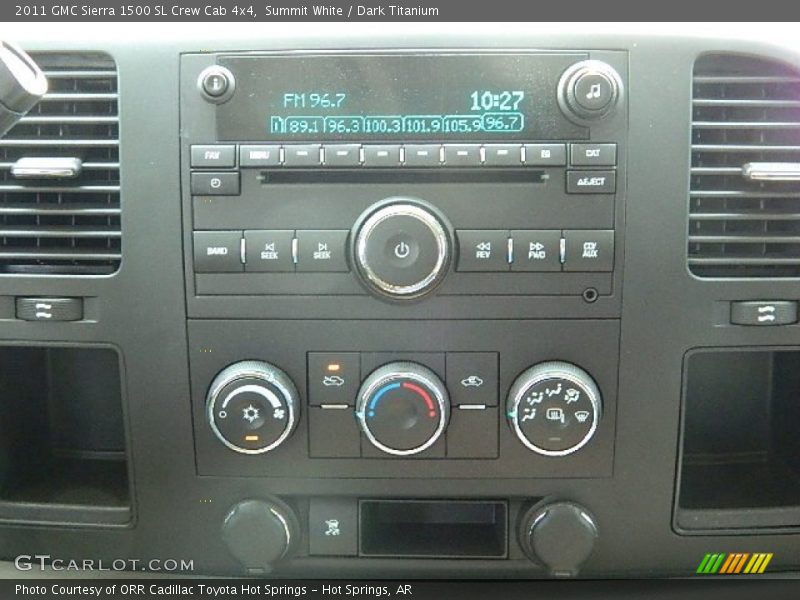 Summit White / Dark Titanium 2011 GMC Sierra 1500 SL Crew Cab 4x4