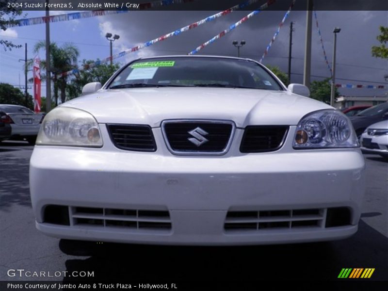 Absolute White / Gray 2004 Suzuki Forenza S