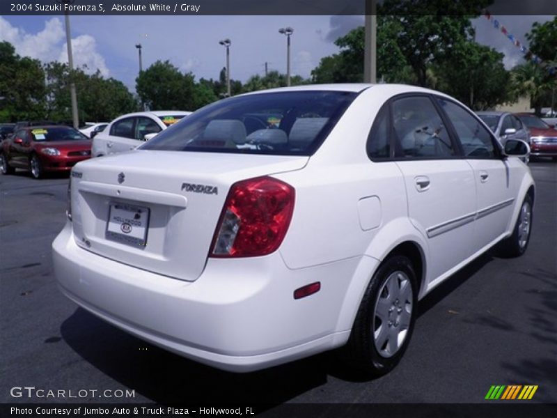Absolute White / Gray 2004 Suzuki Forenza S