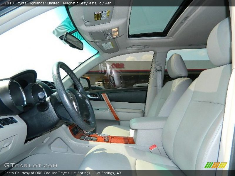 Magnetic Gray Metallic / Ash 2010 Toyota Highlander Limited