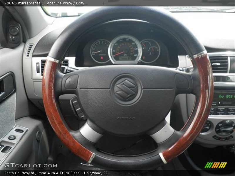 Absolute White / Gray 2004 Suzuki Forenza S