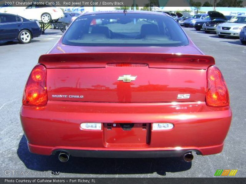 Red Jewel Tint Coat / Ebony Black 2007 Chevrolet Monte Carlo SS