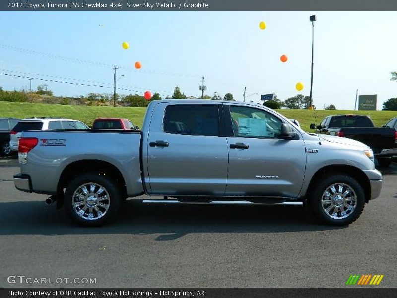 Silver Sky Metallic / Graphite 2012 Toyota Tundra TSS CrewMax 4x4