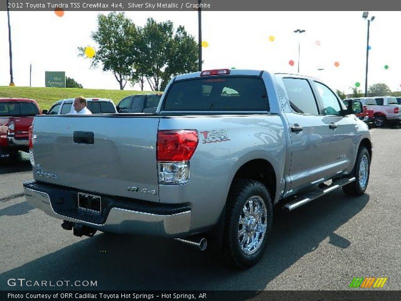 Silver Sky Metallic / Graphite 2012 Toyota Tundra TSS CrewMax 4x4