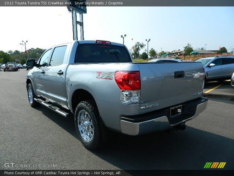Silver Sky Metallic / Graphite 2012 Toyota Tundra TSS CrewMax 4x4