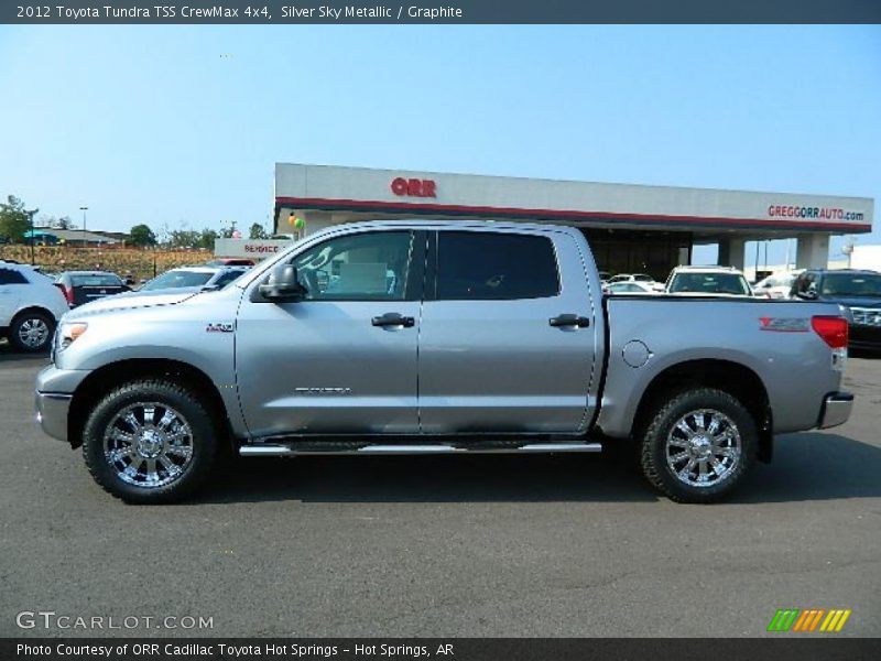 Silver Sky Metallic / Graphite 2012 Toyota Tundra TSS CrewMax 4x4