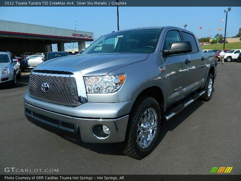 Silver Sky Metallic / Graphite 2012 Toyota Tundra TSS CrewMax 4x4
