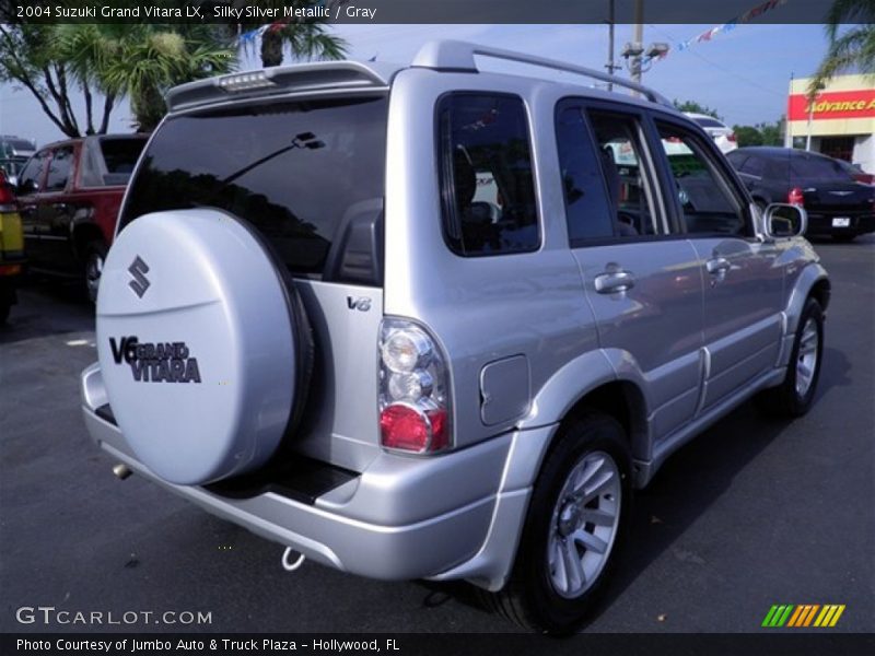 Silky Silver Metallic / Gray 2004 Suzuki Grand Vitara LX