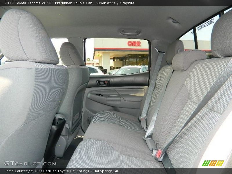 Super White / Graphite 2012 Toyota Tacoma V6 SR5 Prerunner Double Cab