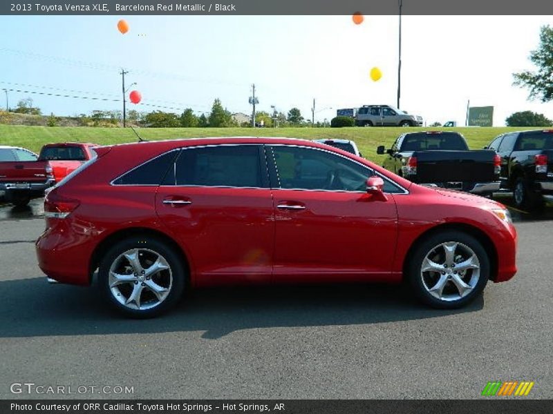 Barcelona Red Metallic / Black 2013 Toyota Venza XLE