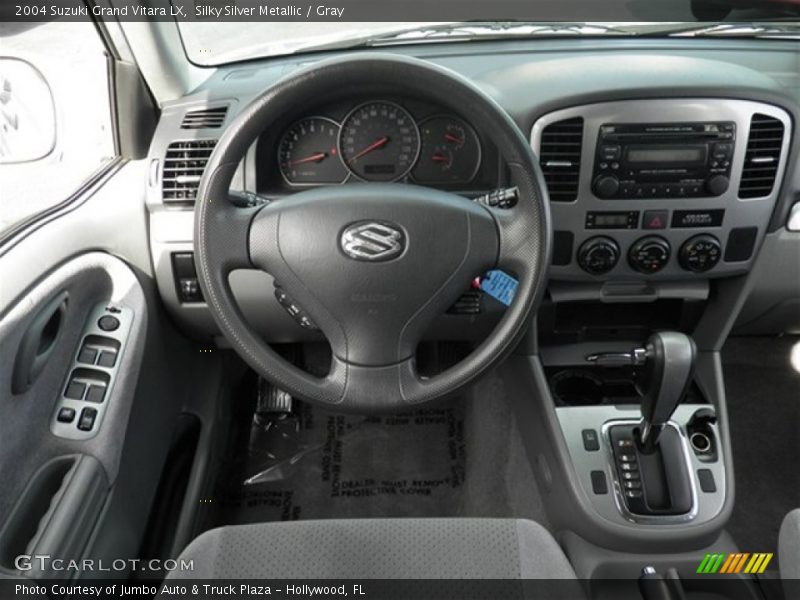 Silky Silver Metallic / Gray 2004 Suzuki Grand Vitara LX