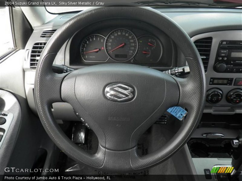 Silky Silver Metallic / Gray 2004 Suzuki Grand Vitara LX