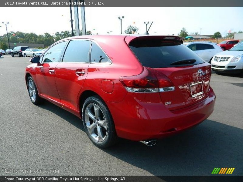 Barcelona Red Metallic / Black 2013 Toyota Venza XLE