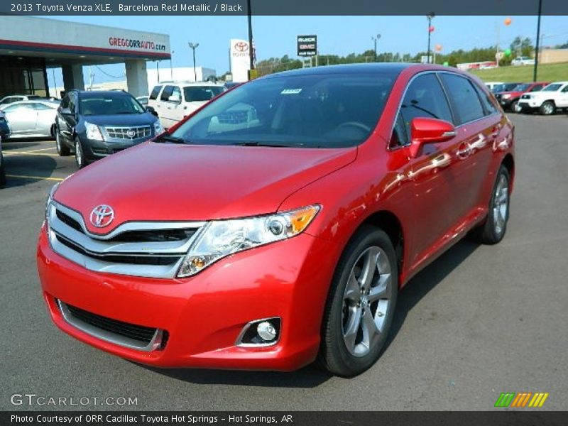 Barcelona Red Metallic / Black 2013 Toyota Venza XLE