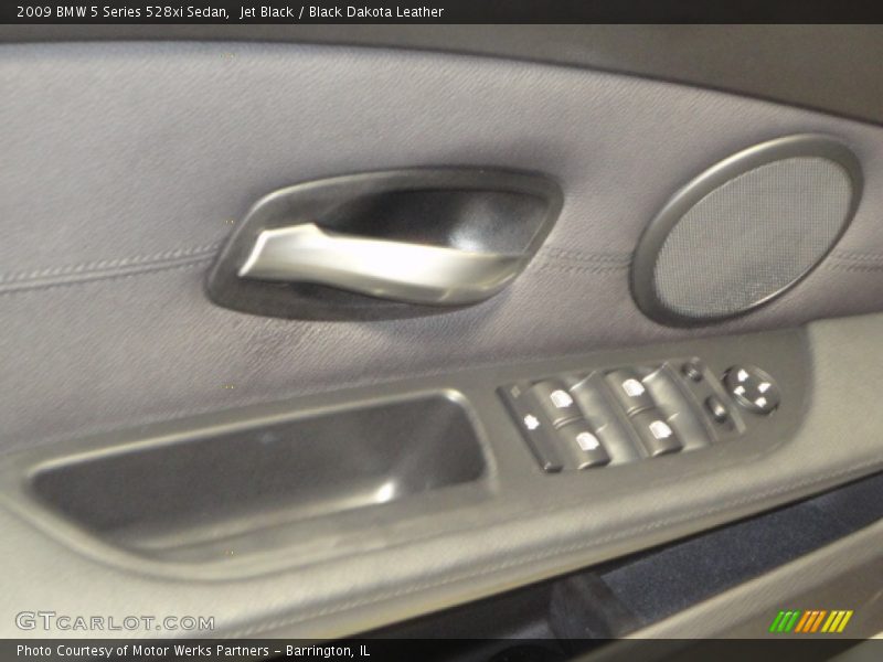 Jet Black / Black Dakota Leather 2009 BMW 5 Series 528xi Sedan