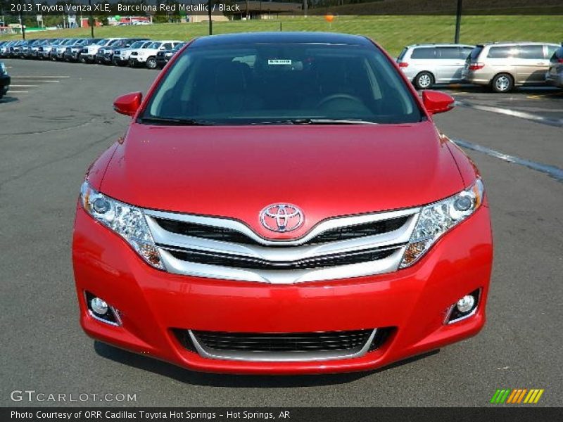 Barcelona Red Metallic / Black 2013 Toyota Venza XLE