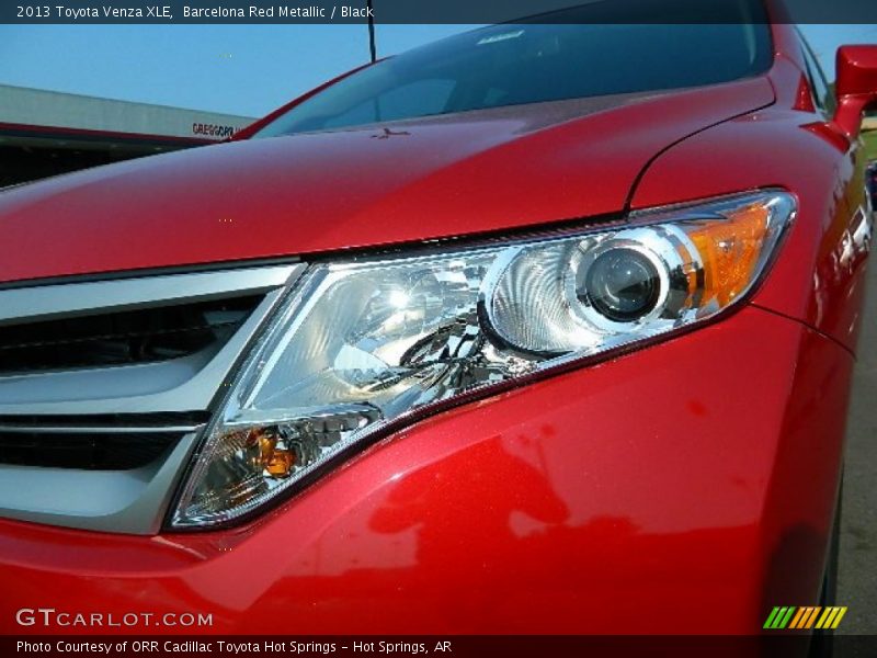 Barcelona Red Metallic / Black 2013 Toyota Venza XLE