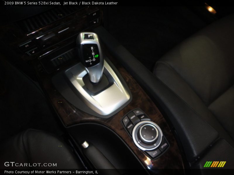 Jet Black / Black Dakota Leather 2009 BMW 5 Series 528xi Sedan